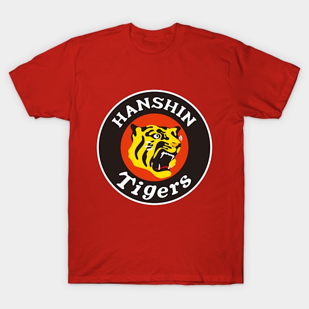 Hanshin Tigers - Japanese Baseball - T-Shirt | TeePublic